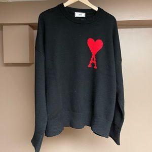 AMI merino wool sweater